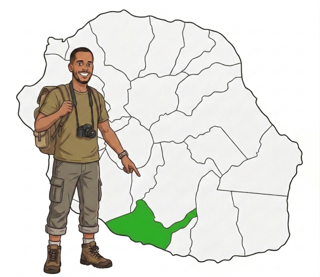 Carte de Saint-Pierre à La Réunion