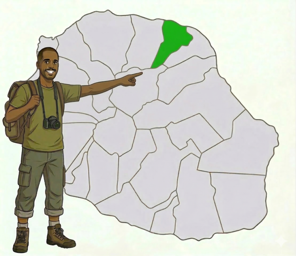 carte Sainte-Suzanne à La Réunion